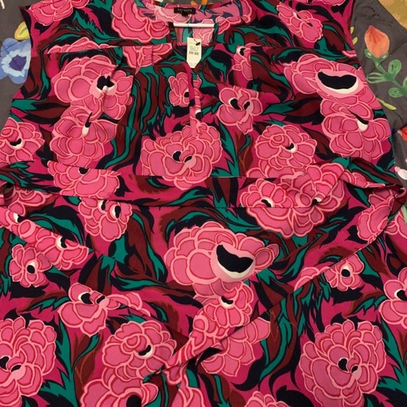 Talbots Pink Floral Dress - Picture 3 of 3